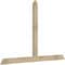 Ekena Millwork Portland Rough Sawn Timber Gable Bracket, Douglas Fir, 72"W x 48"H x 2"D x 4"F, 16/12 Pitch GBW072X48X0204POR00RDF - alternate 2